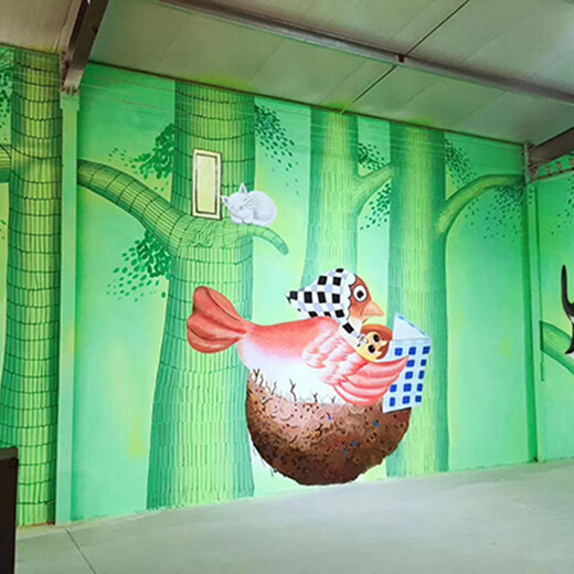 连云港幼儿园墙绘彩绘公司