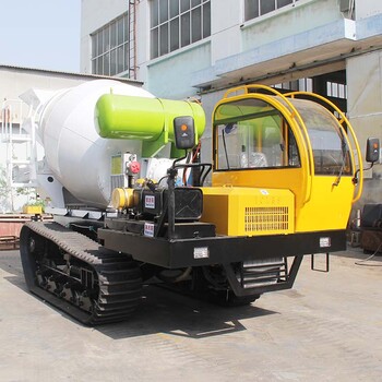 履帶式混凝土攪拌車