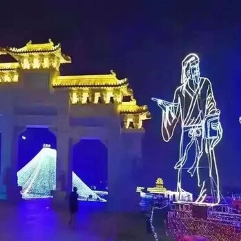 燈光展廠家承辦燈光展美陳亮化小鎮(zhèn)