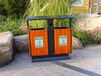 公园景点物业街道钢木分类果皮箱大环保垃圾箱户外垃圾桶批发