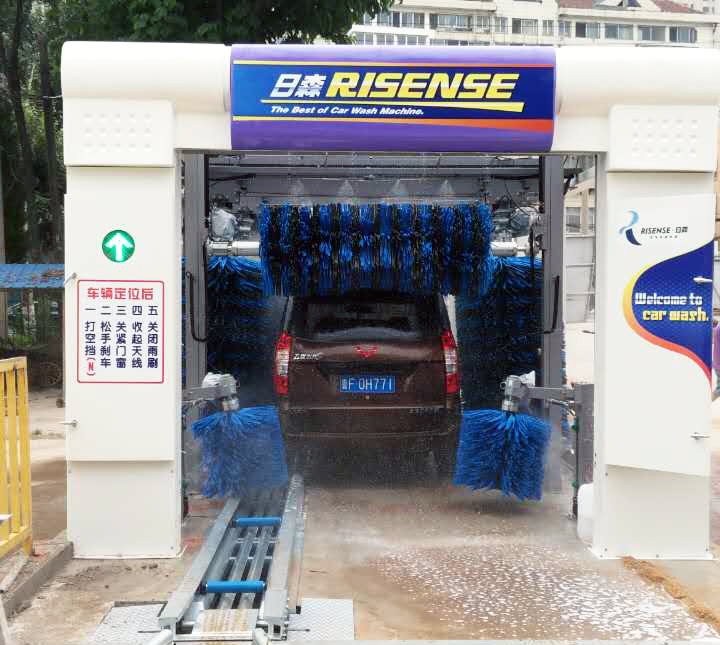 加油站用全自动智能洗车机隧道式洗车机龙门式往复机无接触洗车机