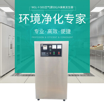 50克空氣源臭氧發(fā)生器,空間處理,水處理,殺菌消毒除臭脫色降解COD