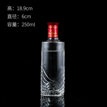 广东河源瑞升玻璃酒瓶厂家各式洋酒瓶规格