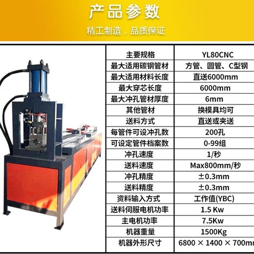 阿泰勒数控小导管冲孔机生产厂家