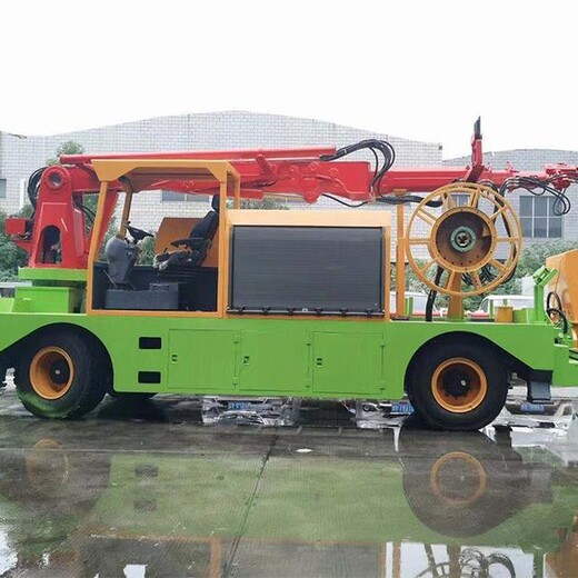 重庆石柱泵送式湿喷机车载湿喷机