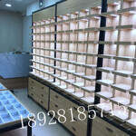 贵州免漆生态板眼镜店柜台玻璃眼镜货架展示架实木展柜定制