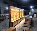 抚顺东洲区实木眼镜展示柜单面中岛矮柜商品陈列柜专业厂家