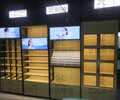 木九十开放式中岛展示柜江门台山生态板木纹眼镜柜百变款式定制