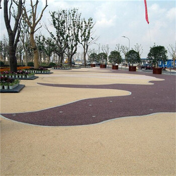 北京彩色透水地坪