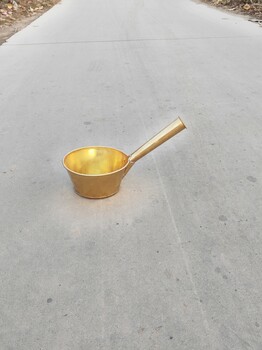 锃盛供应防爆舀子铜舀子铜水瓢油瓢铜勺可加长把铜舀子