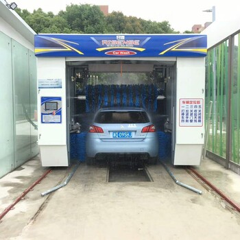 日森品牌廠家生產(chǎn)，智能往返式龍門全自動(dòng)洗車機(jī)推出租賃模式
