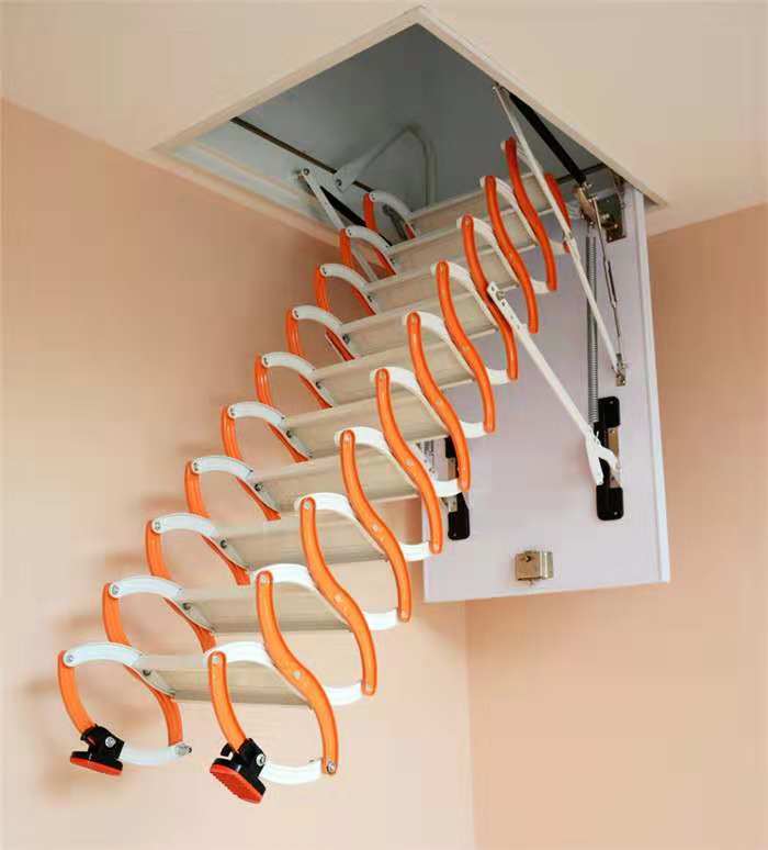 阳泉市铝合金伸缩楼梯支持上门测量安装