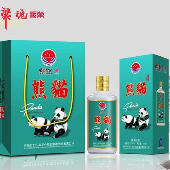 红粱魂熊猫酒，熊猫酒，茅台酒，酱香酒，酱香型