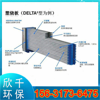 厂家定制塑烧板除尘器烧结板除尘器优点欣千环保制作销售