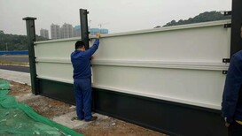 广州钢结构围挡安全性能好防台风工地施工围蔽图片4