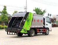 黑龙江大兴安岭地区6方后装压缩式垃圾车价格图片3