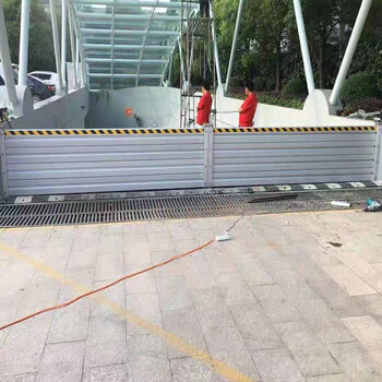 上海松江别墅车库防汛挡水板安装铝合金挡水板批发