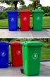 戶外小型垃圾桶加厚塑料垃圾桶可移動小區學校街道環衛垃圾桶