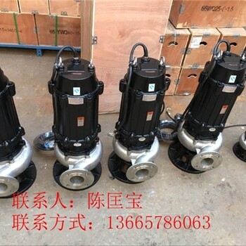 铸铁排污泵50WQ20-40-5.5工程潜污泵高扬程潜水排污泵5.5KW