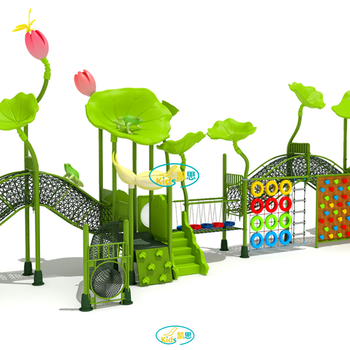 园林景观造型木质滑梯儿童主题公园无动力游乐设备儿童乐园木质拓展