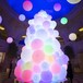 商场中庭互动七彩发光灯塔泡泡灯塔圣诞树造型灯
