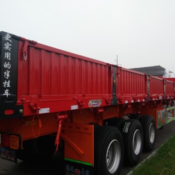 五線十軸低平板半掛車全掛車軸線車