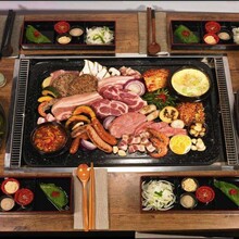 韩国烤肉纸上烤肉技术教学培训