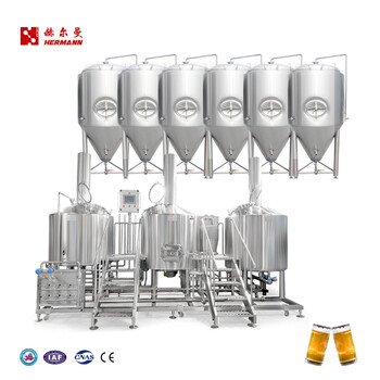山东赫尔曼啤酒设备1000L精酿啤酒厂设备