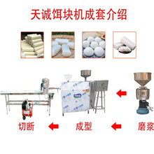 小型米皮饵块机云南饵块机送技术图片