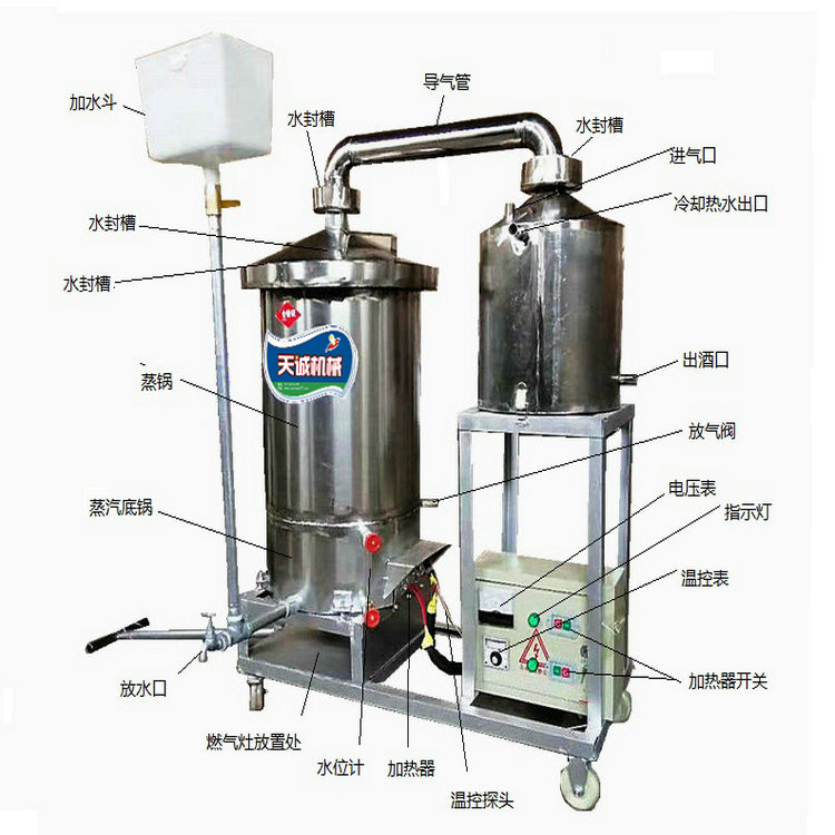 家用酿酒设备小型烤酒机机器