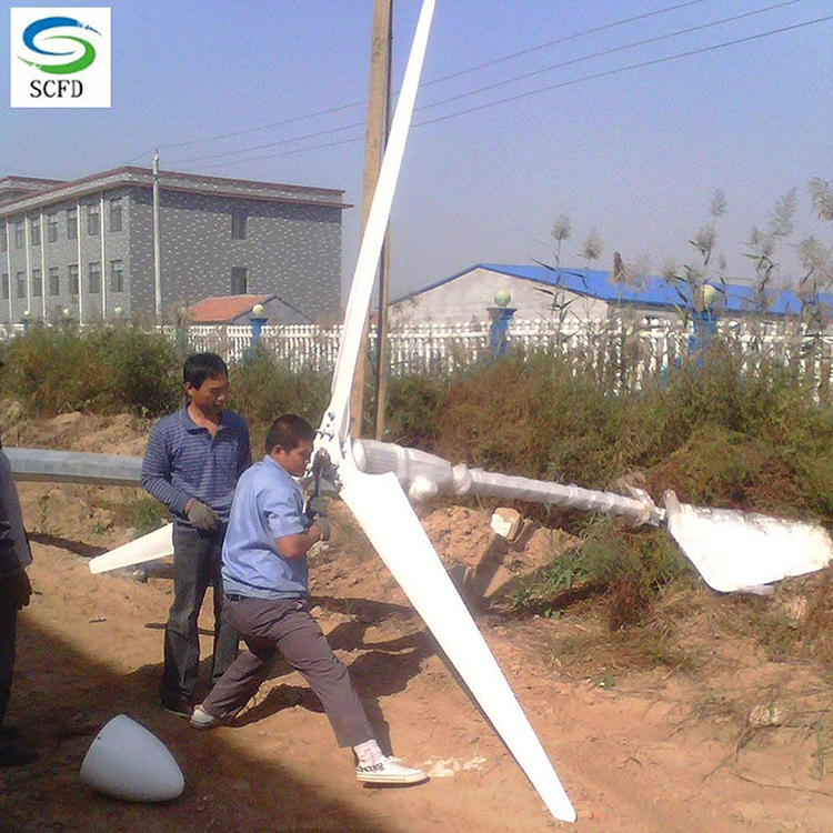 萨尔图晟成 离网风力发电机 铝名金外壳散热好 500w小型风力发电机
