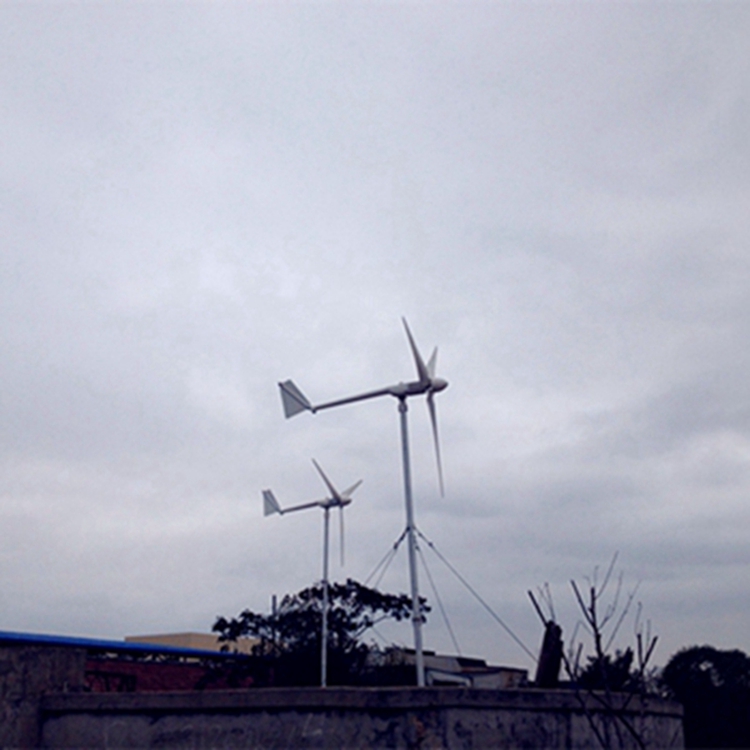 定南晟成 景观风力发电机 工作视频 500w小型风力发电机
