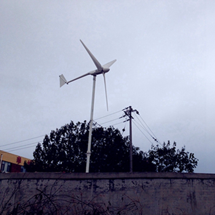定南晟成 景观风力发电机 工作视频 500w小型风力发电机