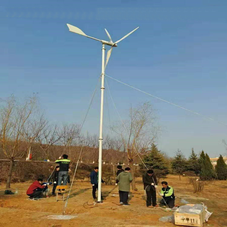 镇原晟成微风风力发电机风光互补发电系统3kw风力发电机