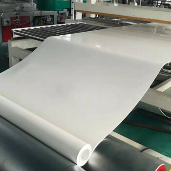 廠(chǎng)家批發(fā)白色橡膠板噴砂房拋丸機(jī)白膠皮3mm5mm真空白膠板