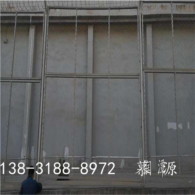 福建警戒线钢网墙-施工安装