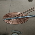 铜管厂家供应t2紫铜管磁力线圈盘管圆铜导电红铜发热盘管