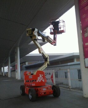 本地出租升降车高空作业车折臂式登高车