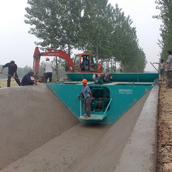 梯形渠道成型机大型水渠衬砌机排水沟水渠成型机