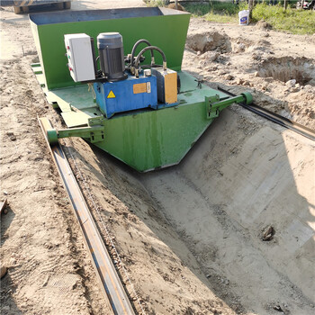 U型混凝土渠道衬砌机农田公路渠道自动成型机梯形水渠滑膜机