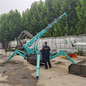 小型蜘蛛吊車蜘蛛履帶吊微型履帶折疊起重機(jī)