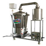 200斤双层不锈钢纯粮酿酒设备蒸酒机送技术图片5