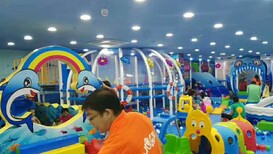 淘气堡儿童乐园网红蹦床设备幼儿园组合滑梯社区儿童游乐设施郑州图片3
