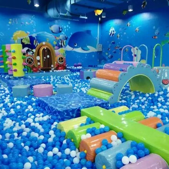 小区儿童游乐设施淘气堡儿童乐园商场网蹦床设备郑州厂家