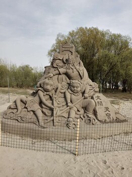 沙雕园沙雕展大型沙雕制作曲阳匠之心沙雕