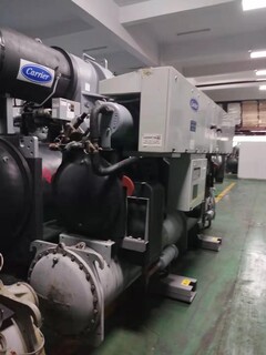 大型废旧工业厂房拆除制冷设备回收30HXC400A回收开利水冷螺杆机开利螺杆式冷水机回收图片5