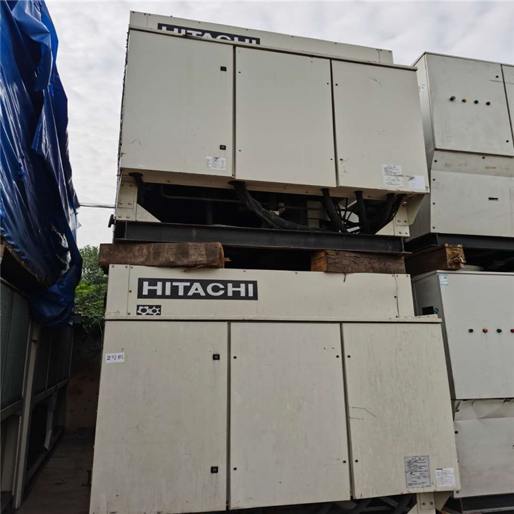 出售回收租赁日立螺杆式风冷热泵冷水机中央空调制冷RHU400AHZ1-1
