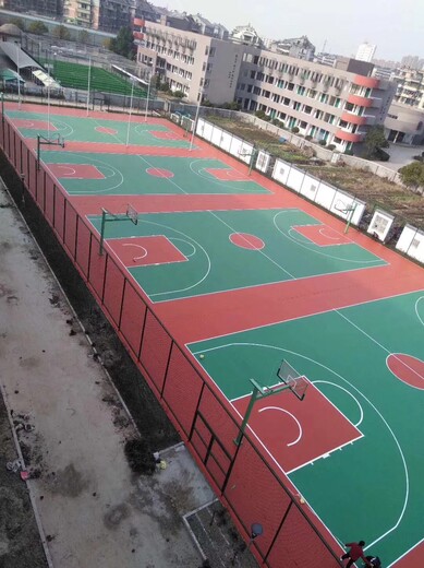 惠州市哪里有硅PU篮球场修建公司
