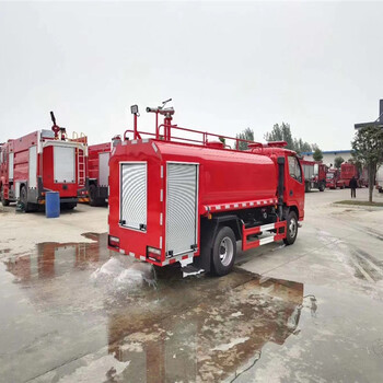 小型消防车厂家8吨12吨消防洒水车结构图
