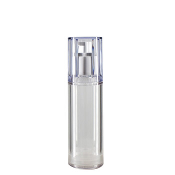 ABS材质透明圆形真空瓶乳液瓶护肤化妆品包材